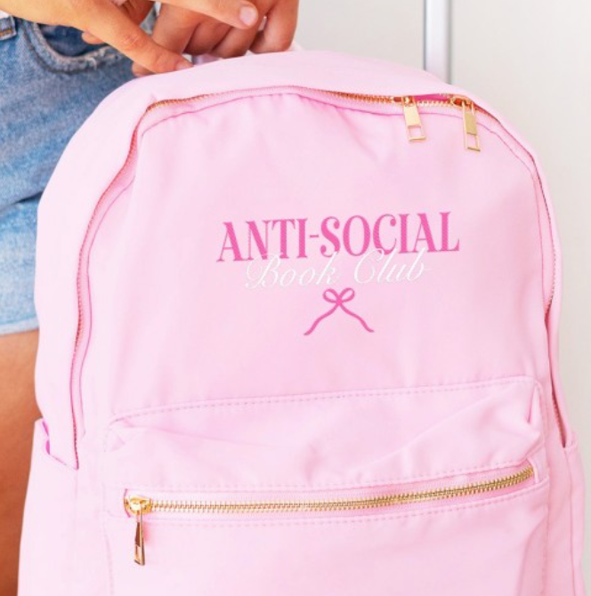 Anti-Social Book Club Backpack