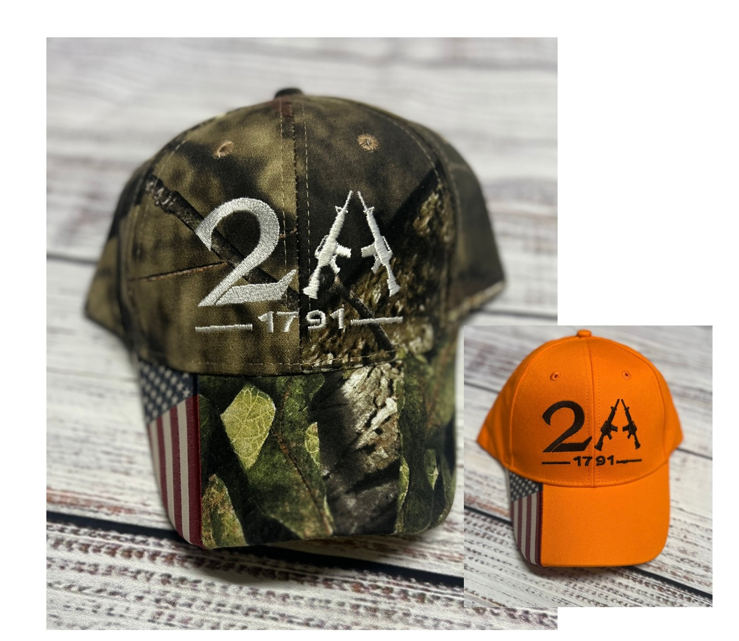 2A Hat- Camo or Blaze Orange