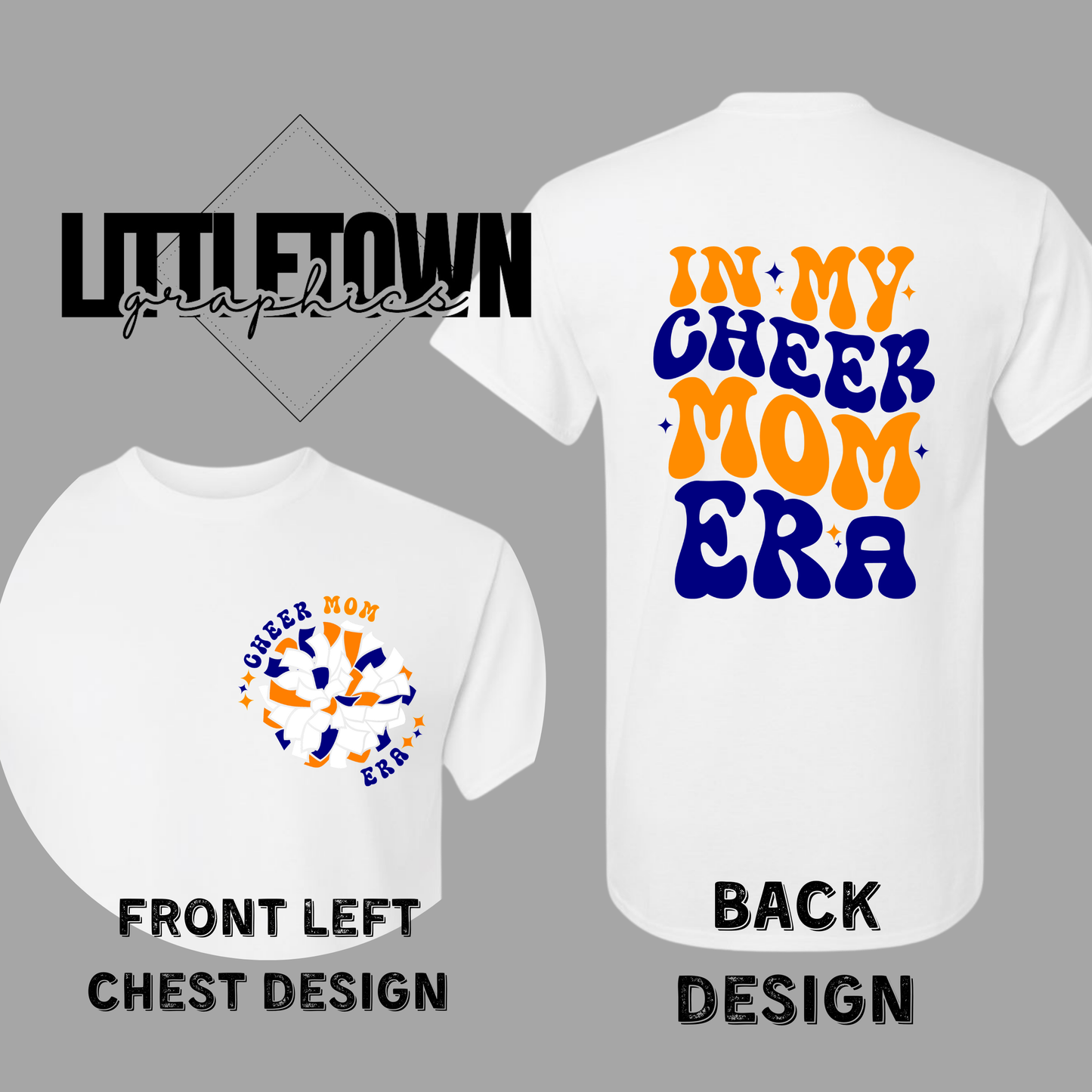 Cheer Era T-Shirt - Blue/Orange