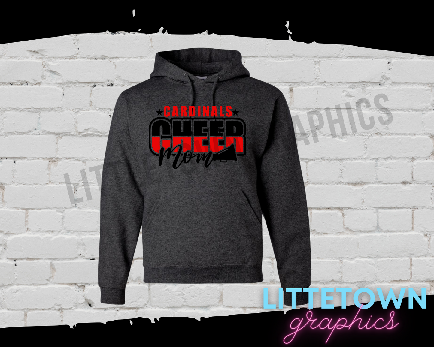 Cardinal Cheer Mom Sweatshirt