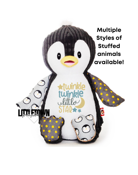 Personalized Stuffed Animal- Twinkle Twinkle Little Star