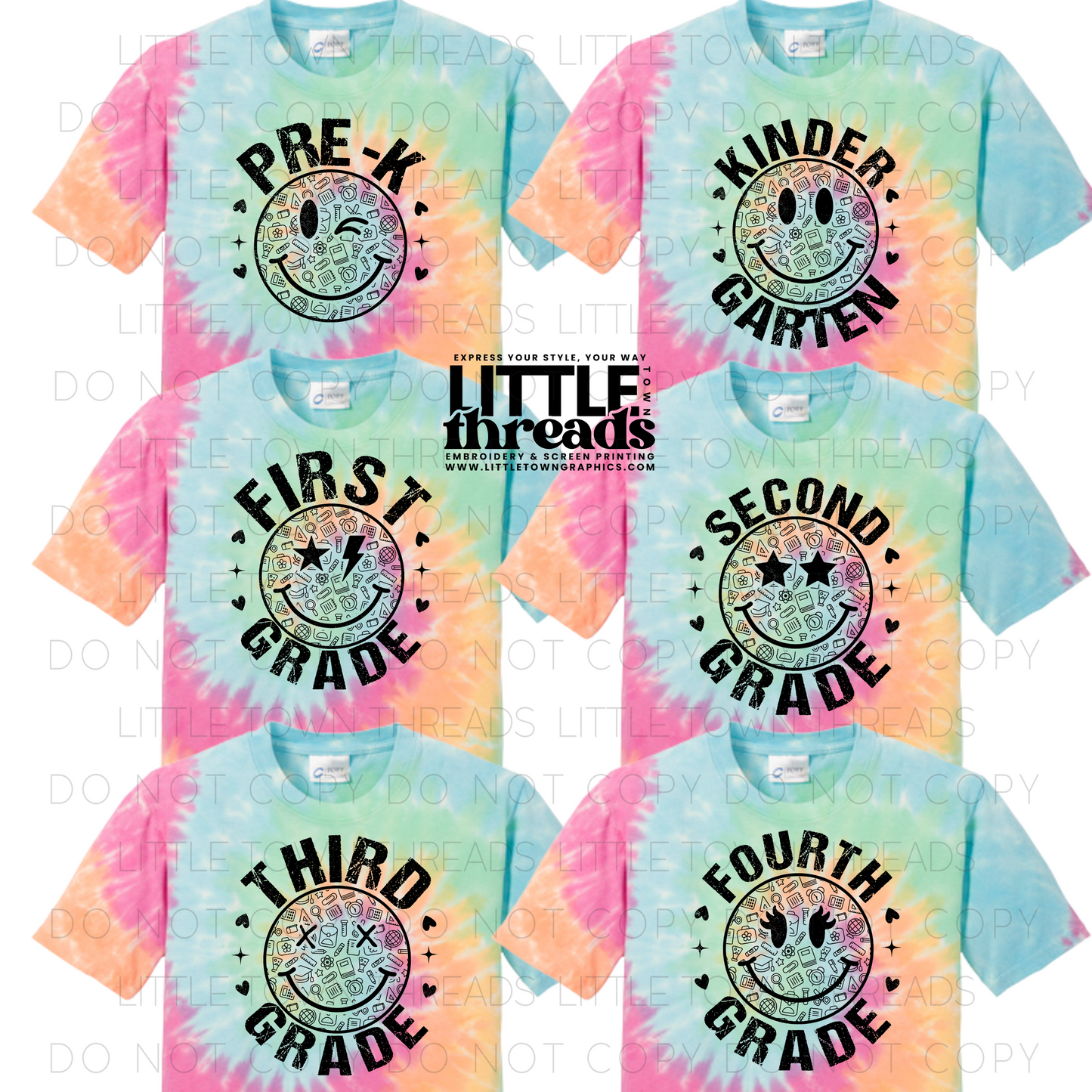 Tie-Dyed Smiley Shirt