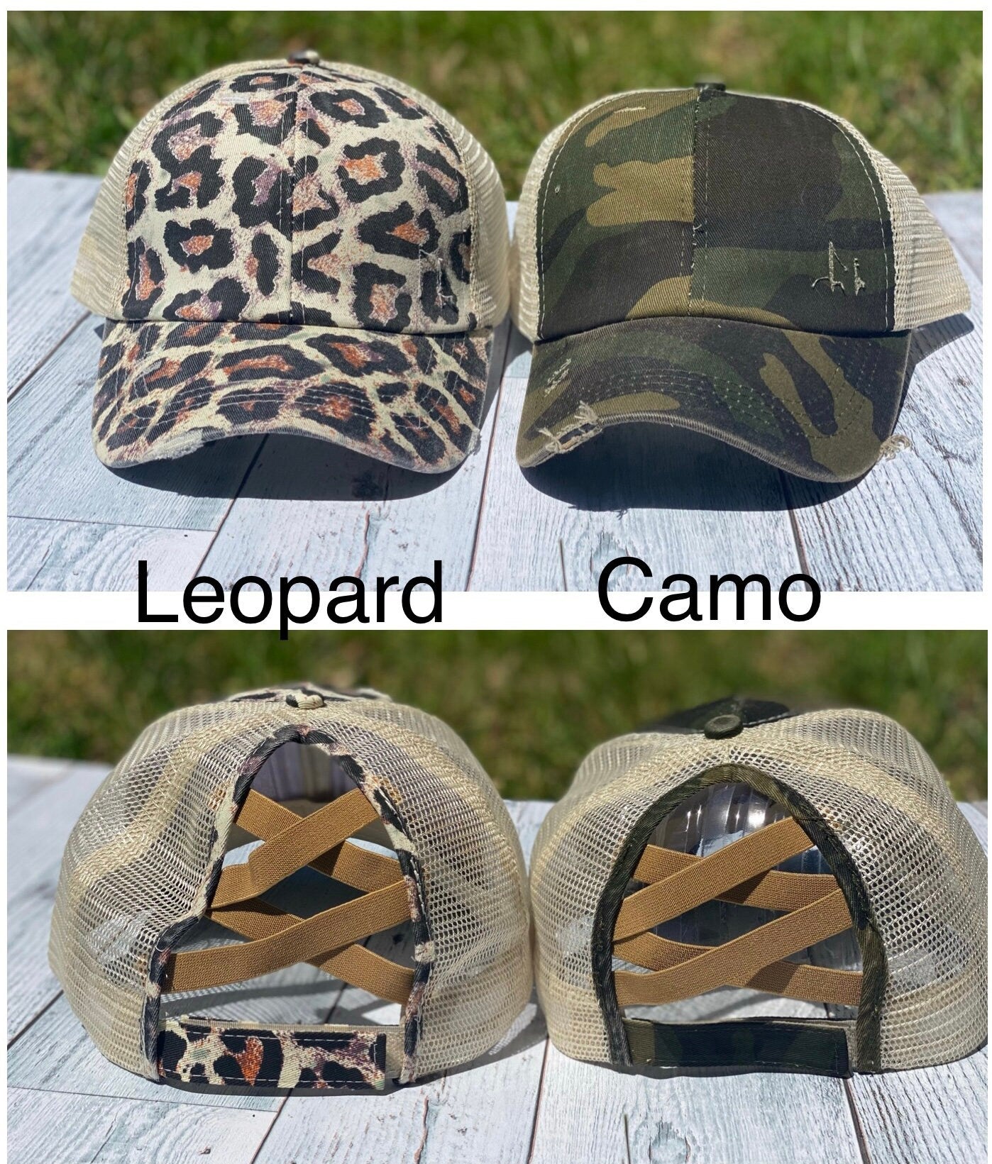 Blessed Gigi Embroidered Distressed Hat- Different Color Options Available