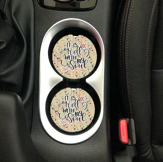 It is well with my soul Car Coaster