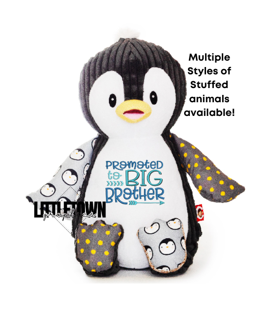 Personalized Stuffed Animal- Big Brother