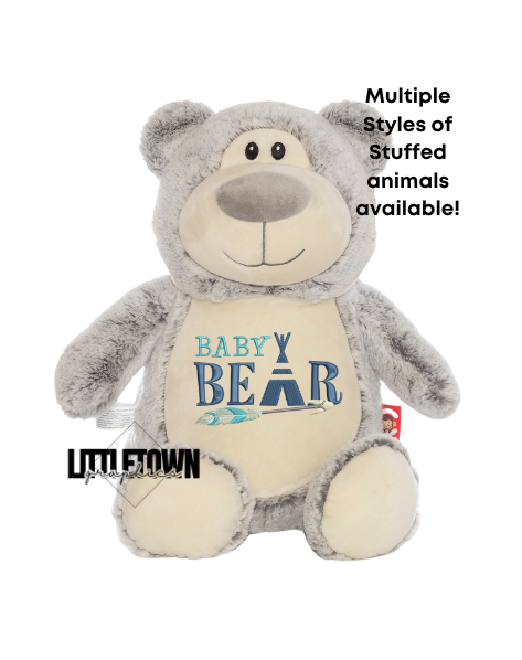 Personalized Stuffed Animal- Baby Bear