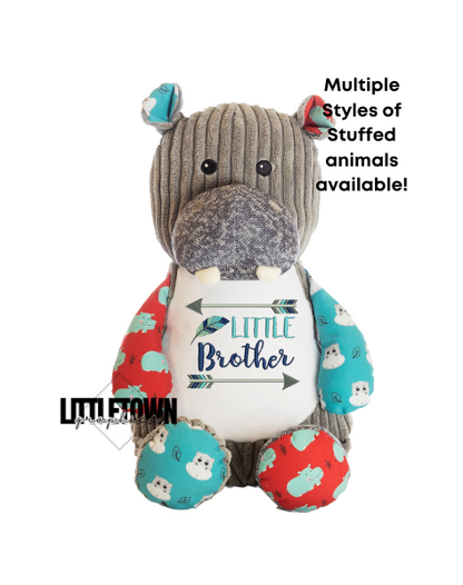 Personalized Stuffed Animal- Little Brother