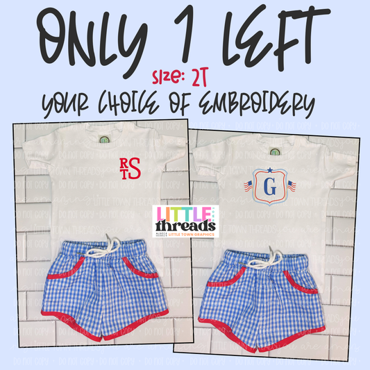 Patriotic Shorts and T-Shirt